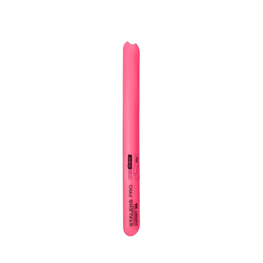 Staleks Straight plastic slanted nail file (base) EXPERT 20